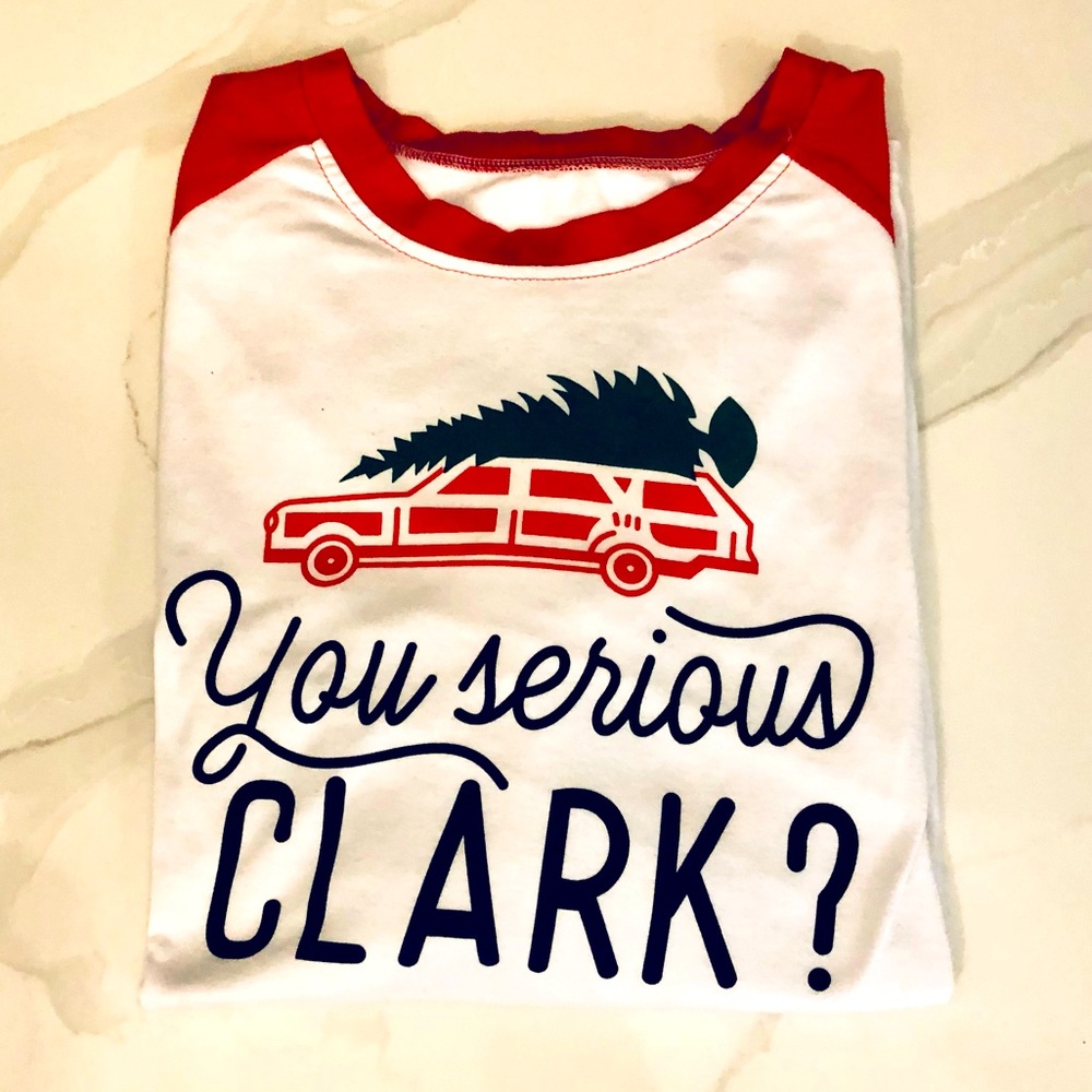 Christmas Vacation Henley T-shirt
